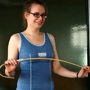 Caning of bad girl