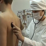 Medical exam of Albert